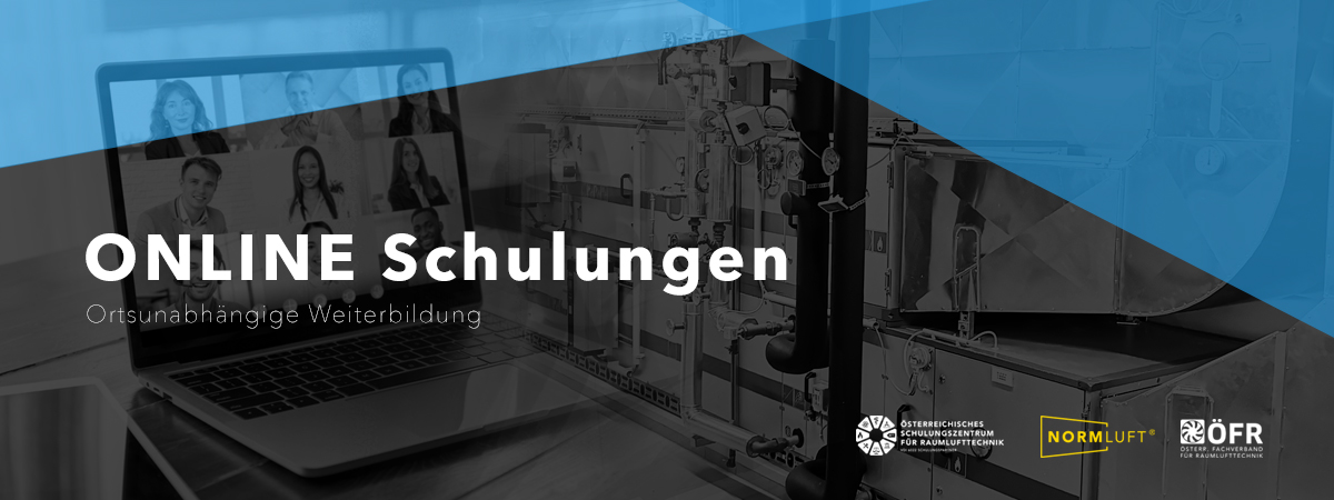 Webinare und online Schulungen Lüftung, Brandschutzklappen, Hygiene und Raumlufttechnik